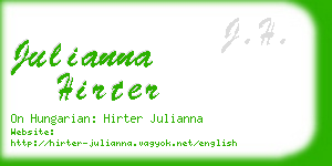 julianna hirter business card